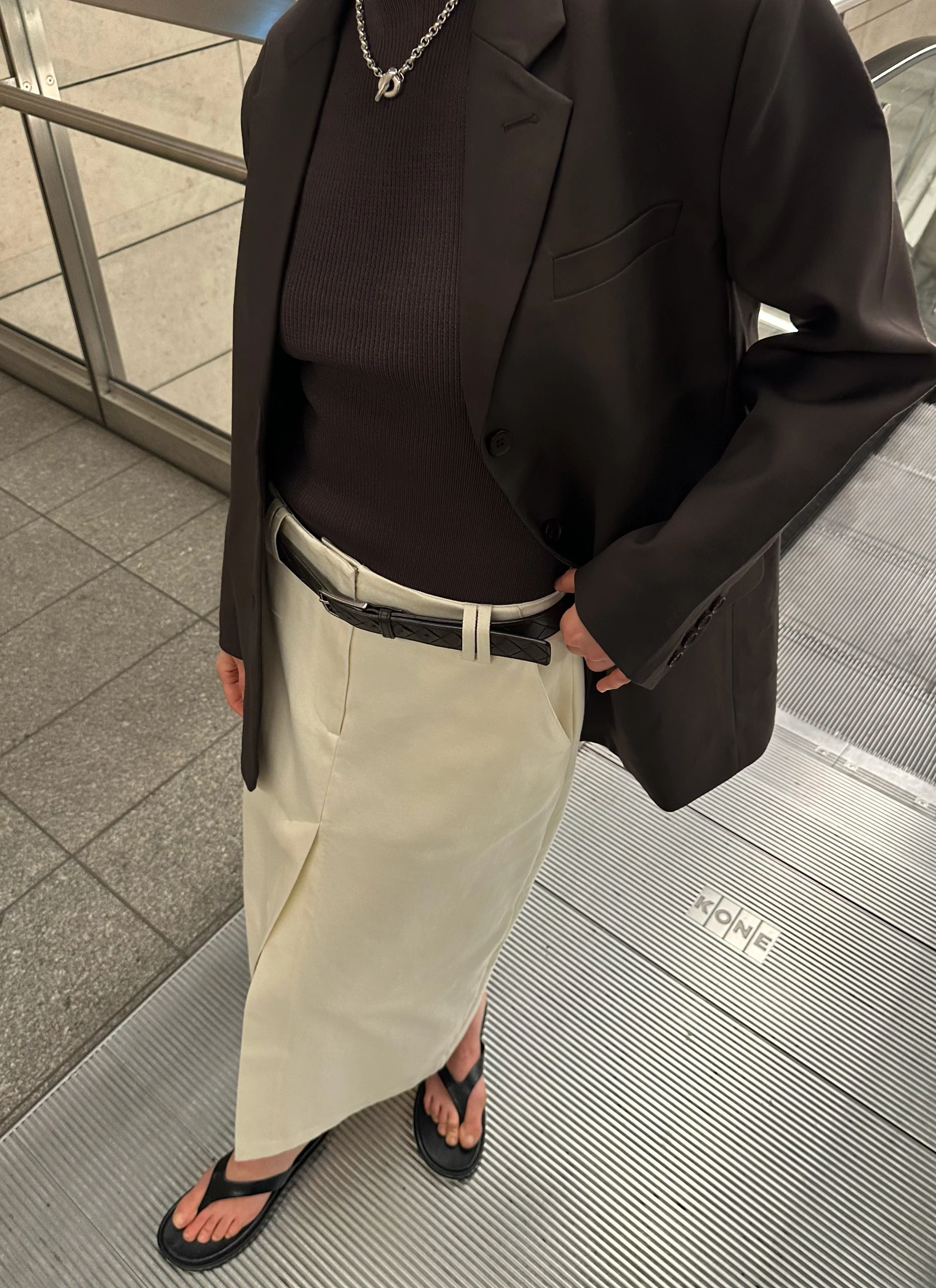 SONNY DENIM MAXI | milk - Image 4