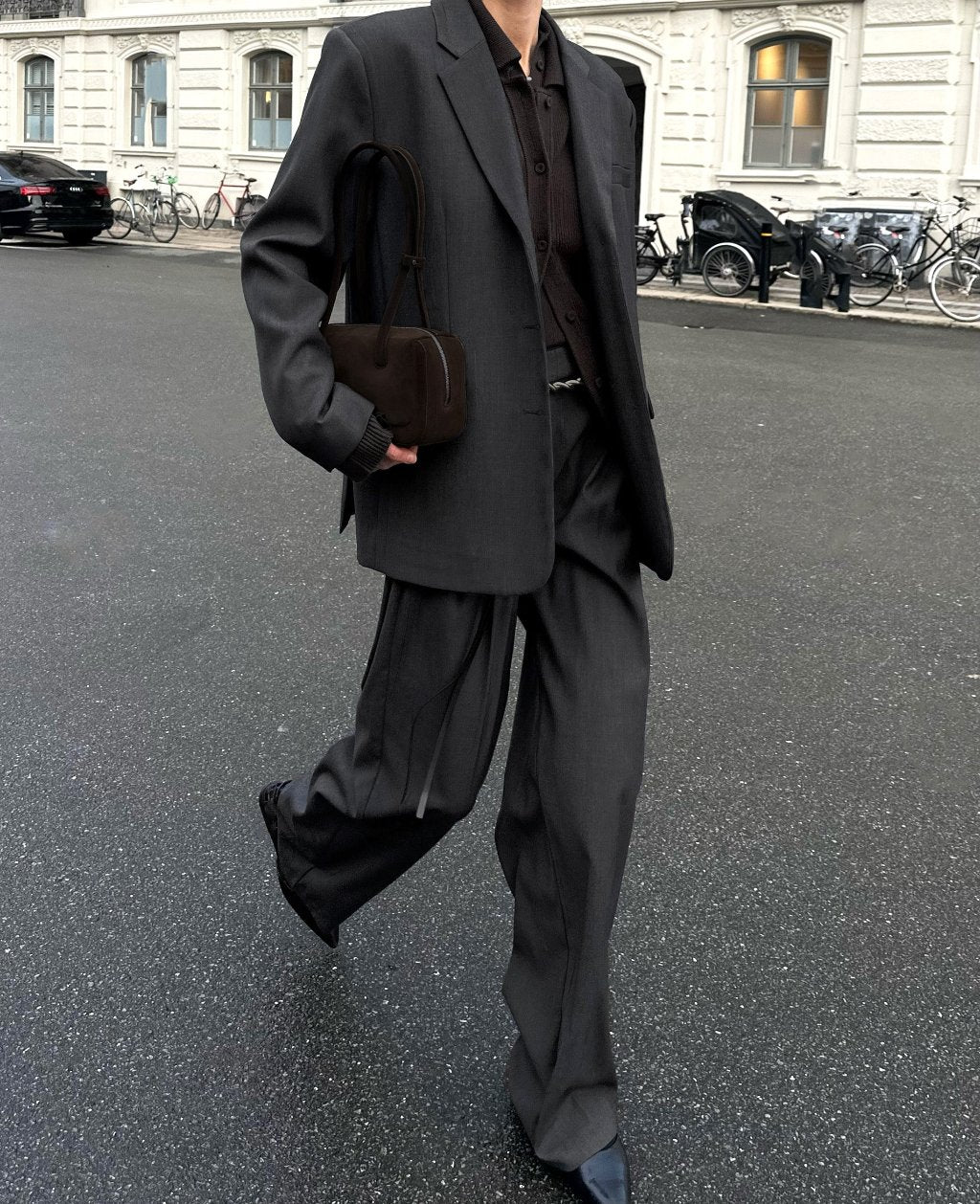 DREW POLO TEE | dark brown - Image 5