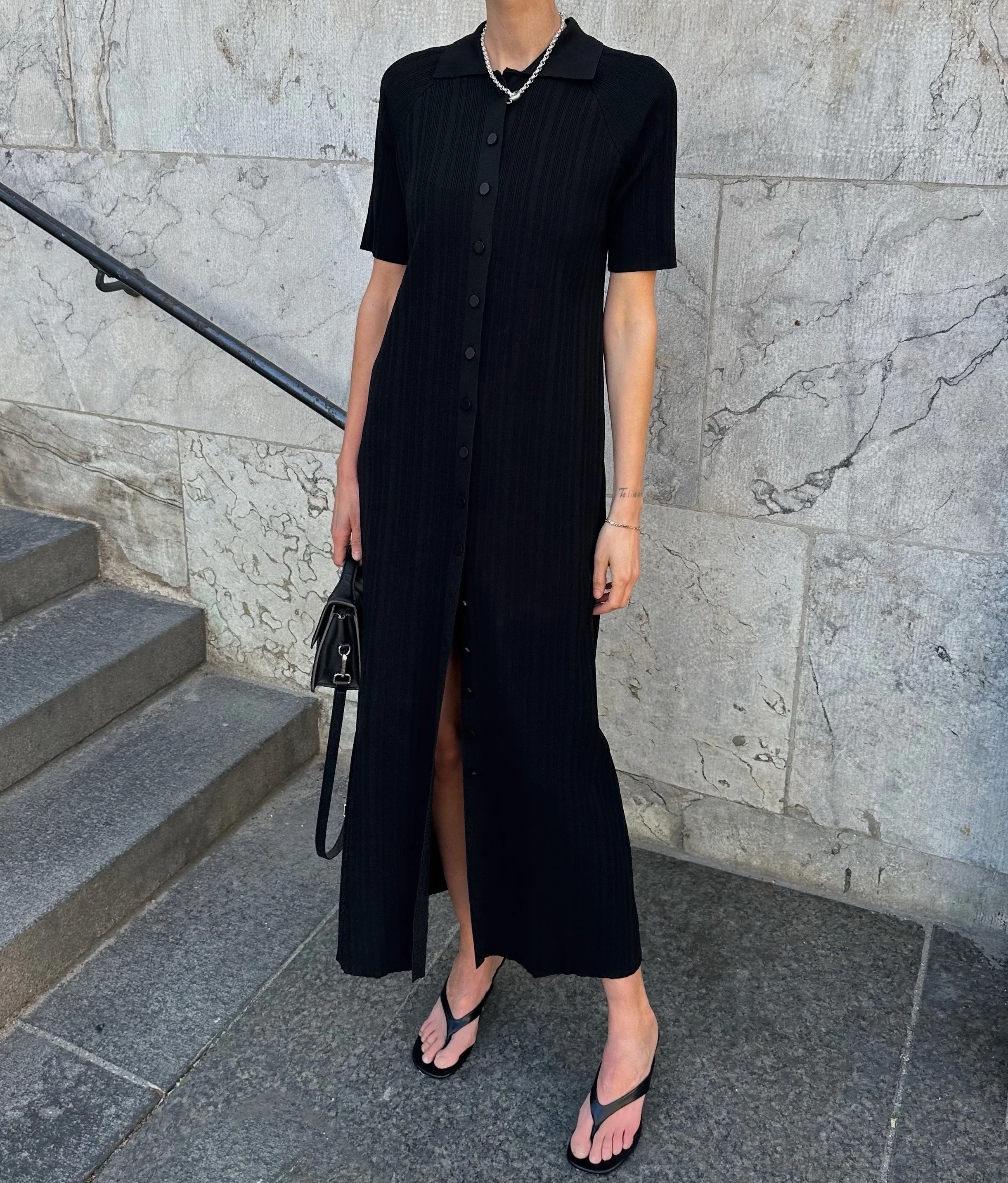 FLOW DRESS | black - Image 3