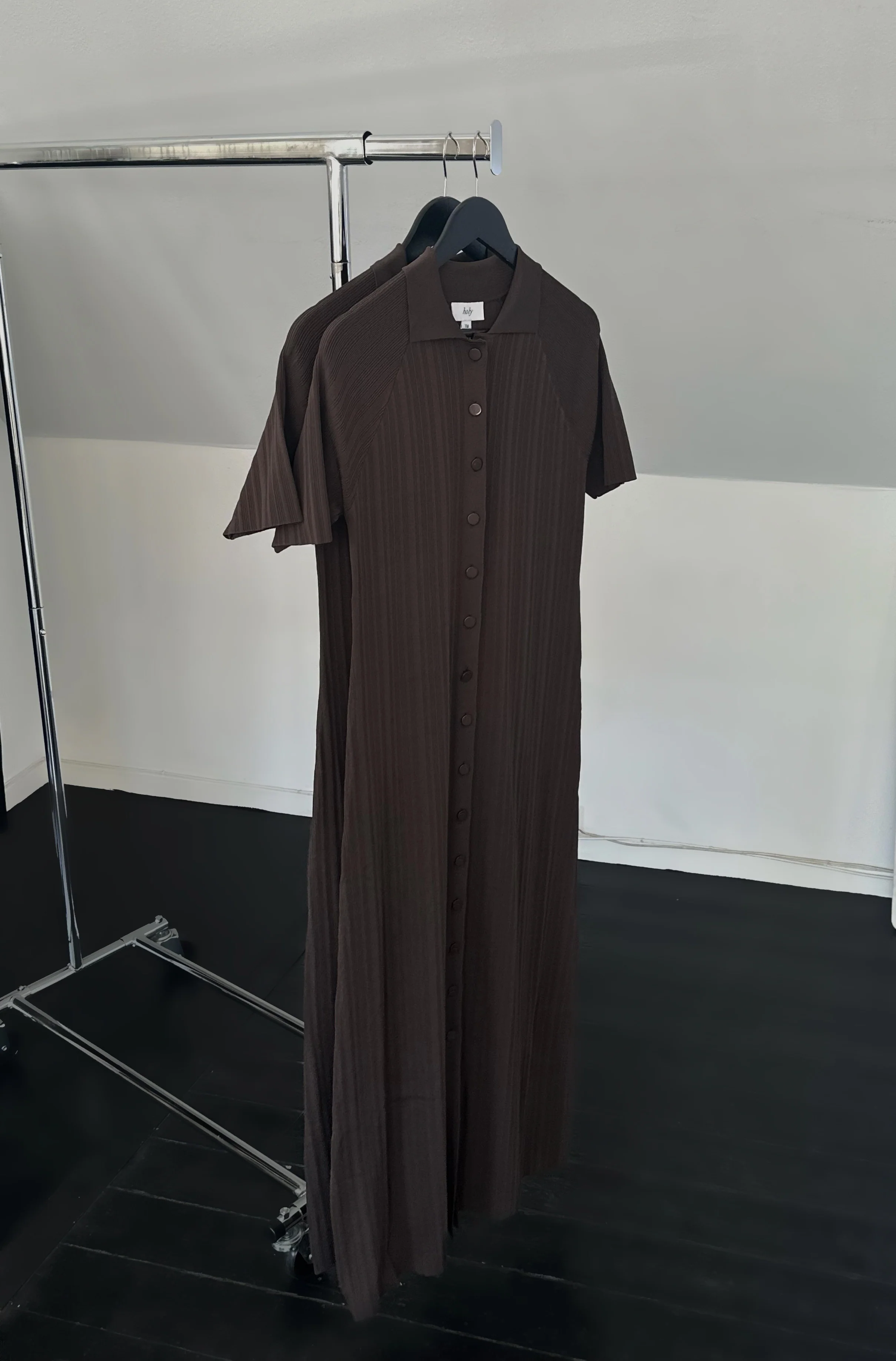 FLOW DRESS | chocolate brown - Image 6