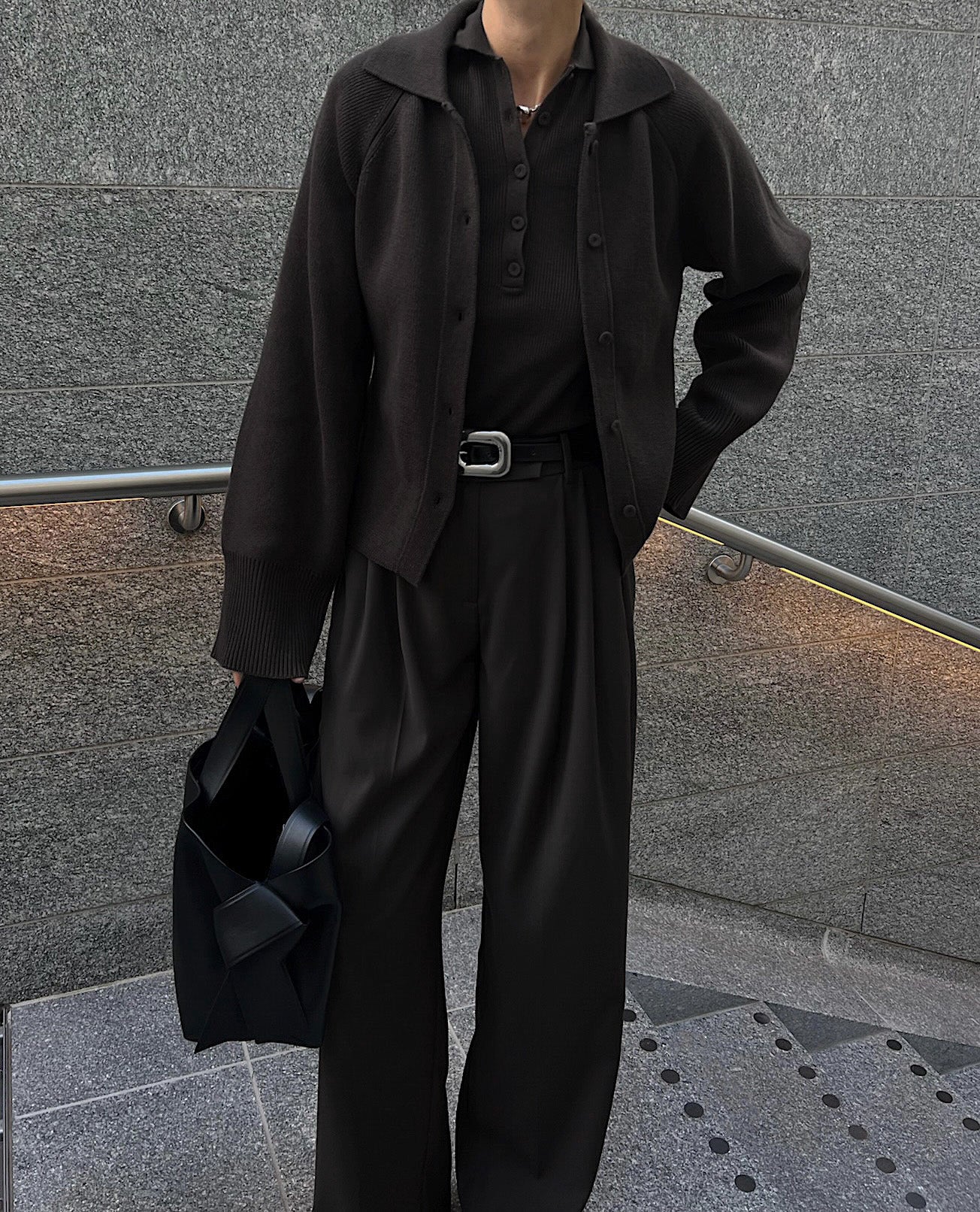 BEAU CARDIGAN | dark brown - Image 4