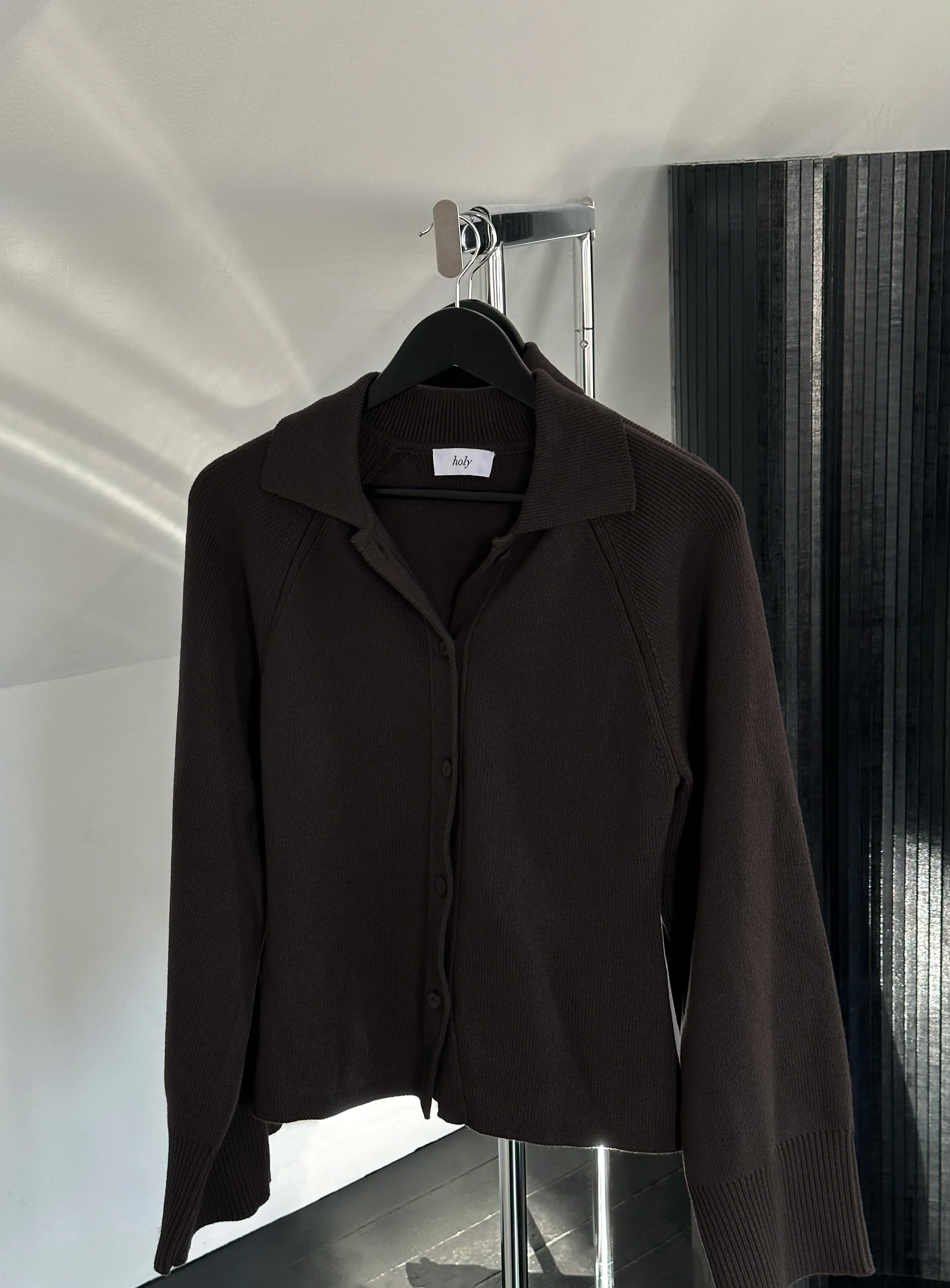 BEAU CARDIGAN | dark brown - Image 8