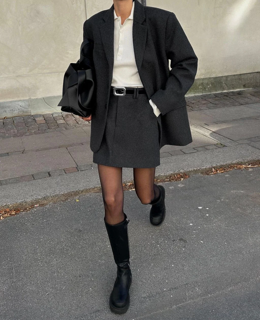 MAEVE WOOL BLAZER | dark grey - Image 6