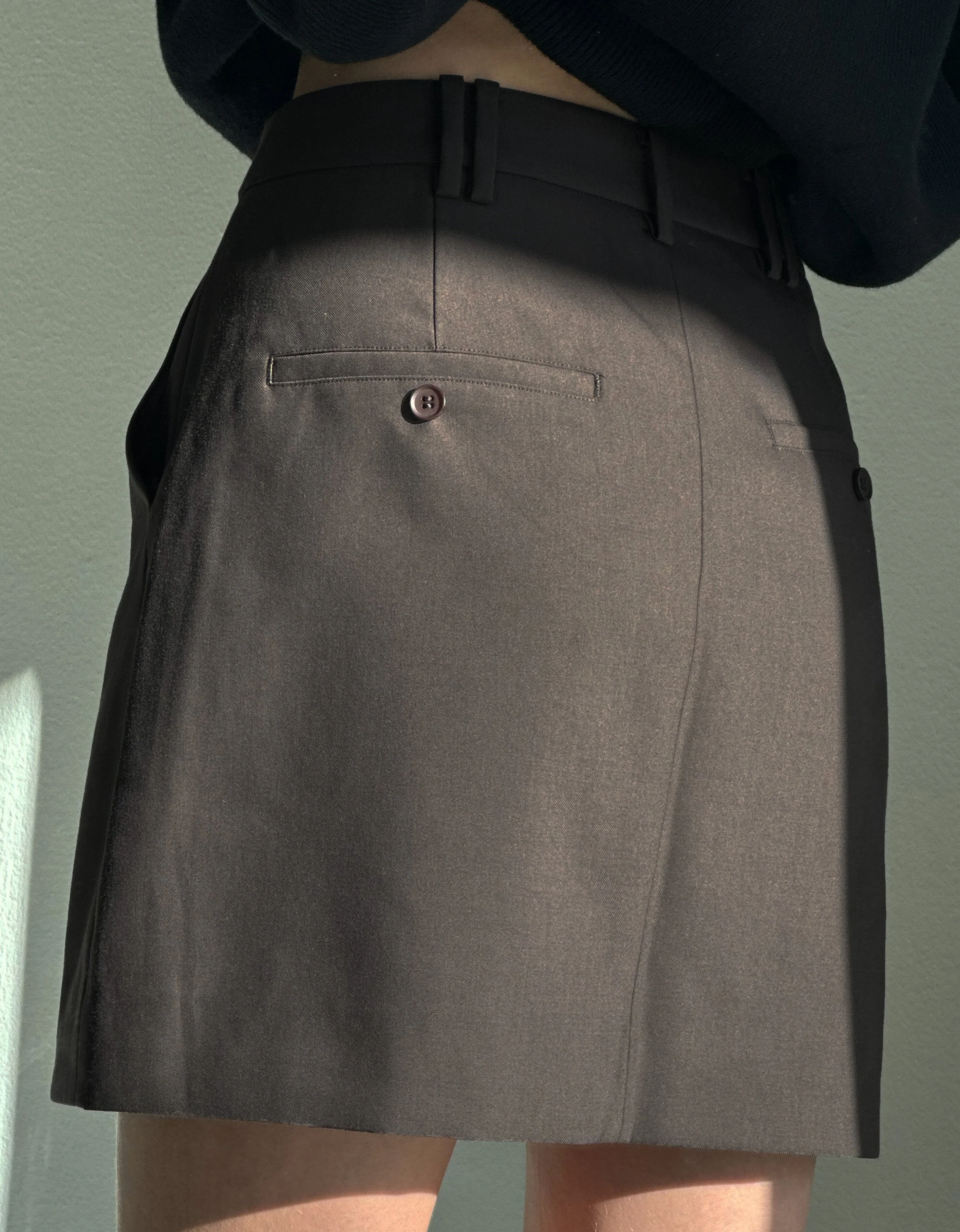 LUA MINI SKIRT | dark brown - Image 7