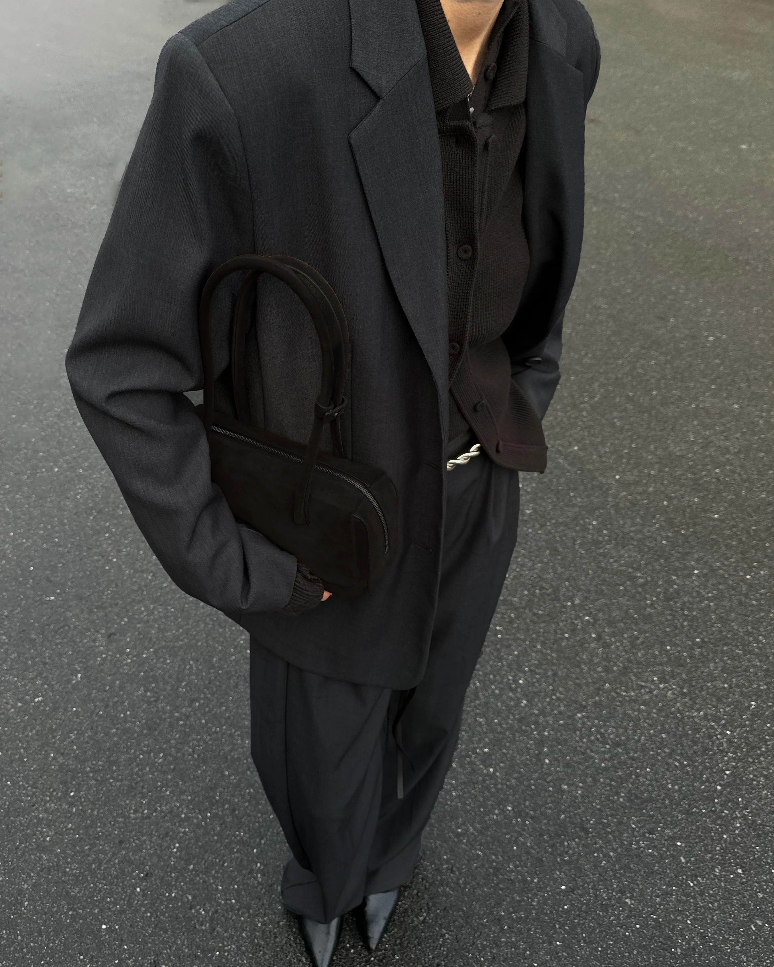 MAEVE BOXY BLAZER | dark grey - Image 4