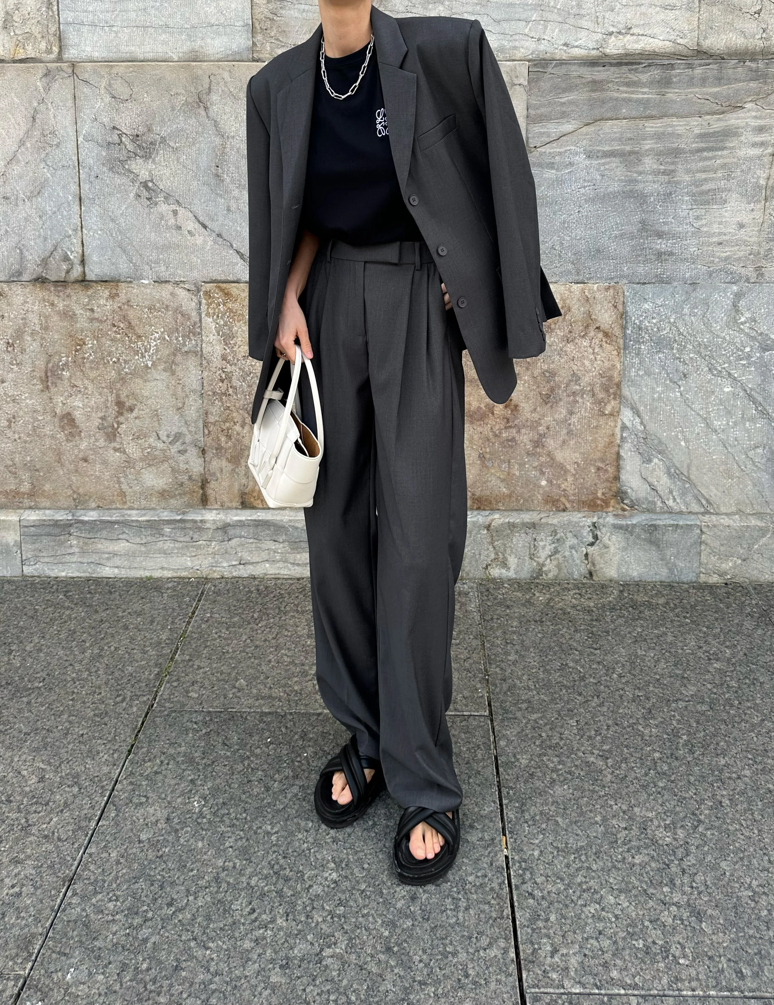 MAEVE BOXY BLAZER | dark grey - Image 6