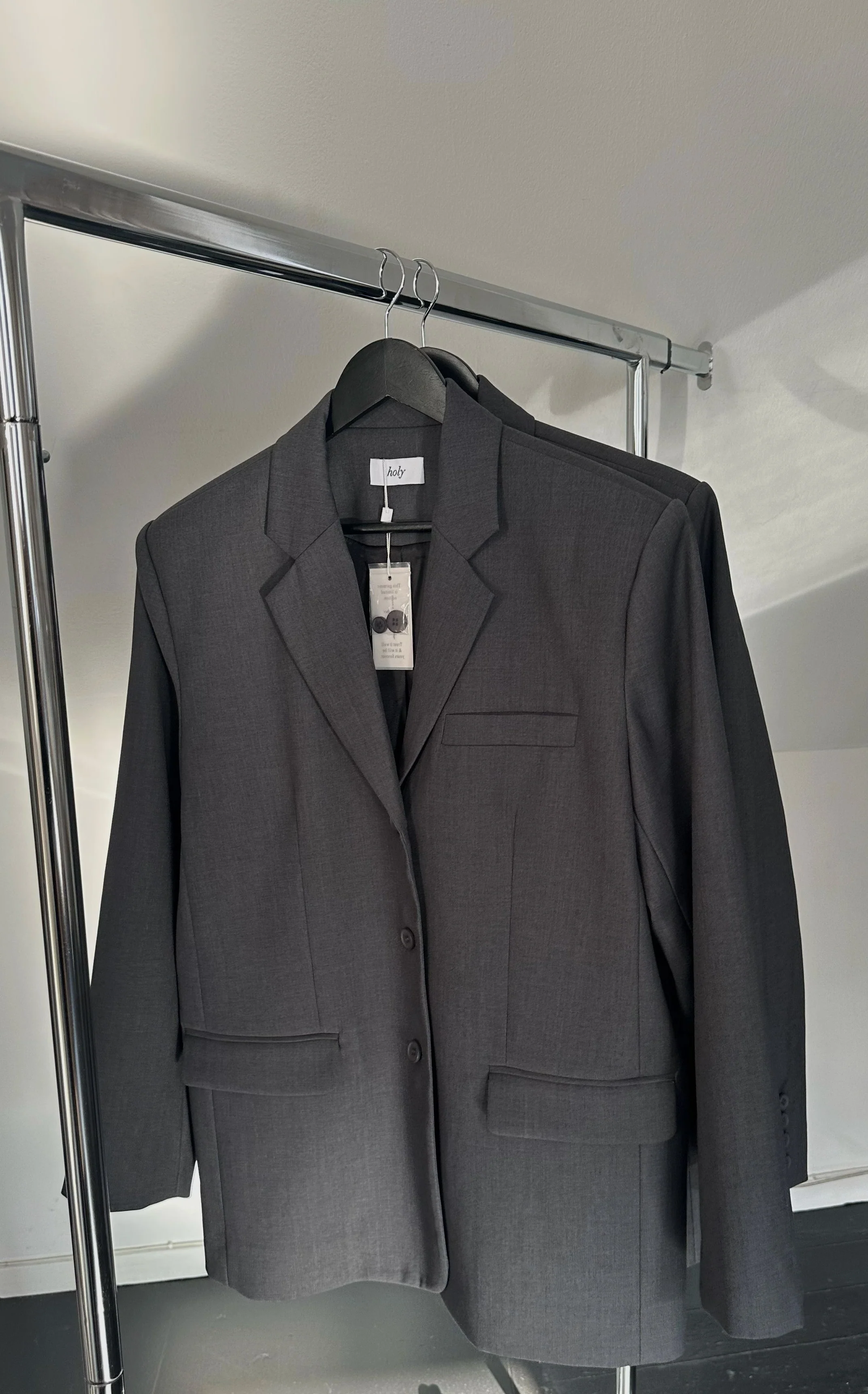 MAEVE BOXY BLAZER | dark grey - Image 8