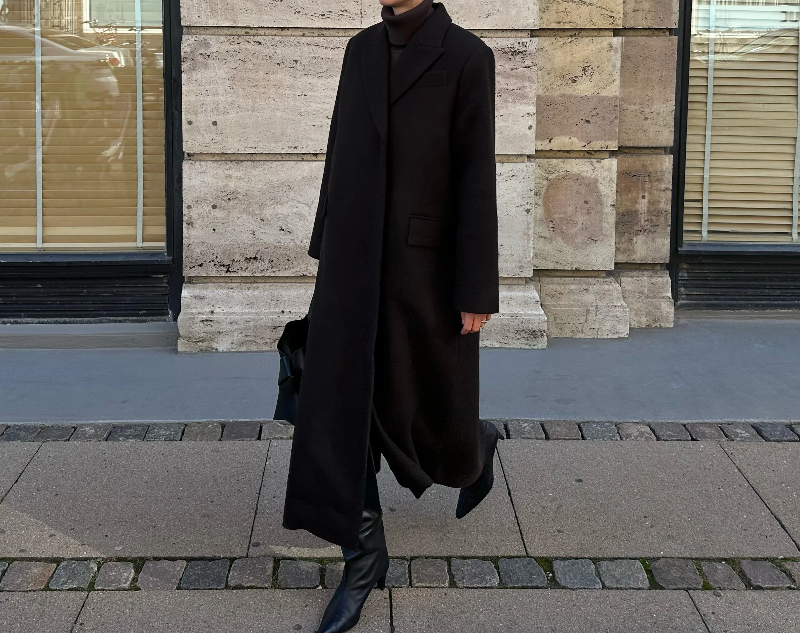 RAYE WOOL COAT | dark brown - Image 3