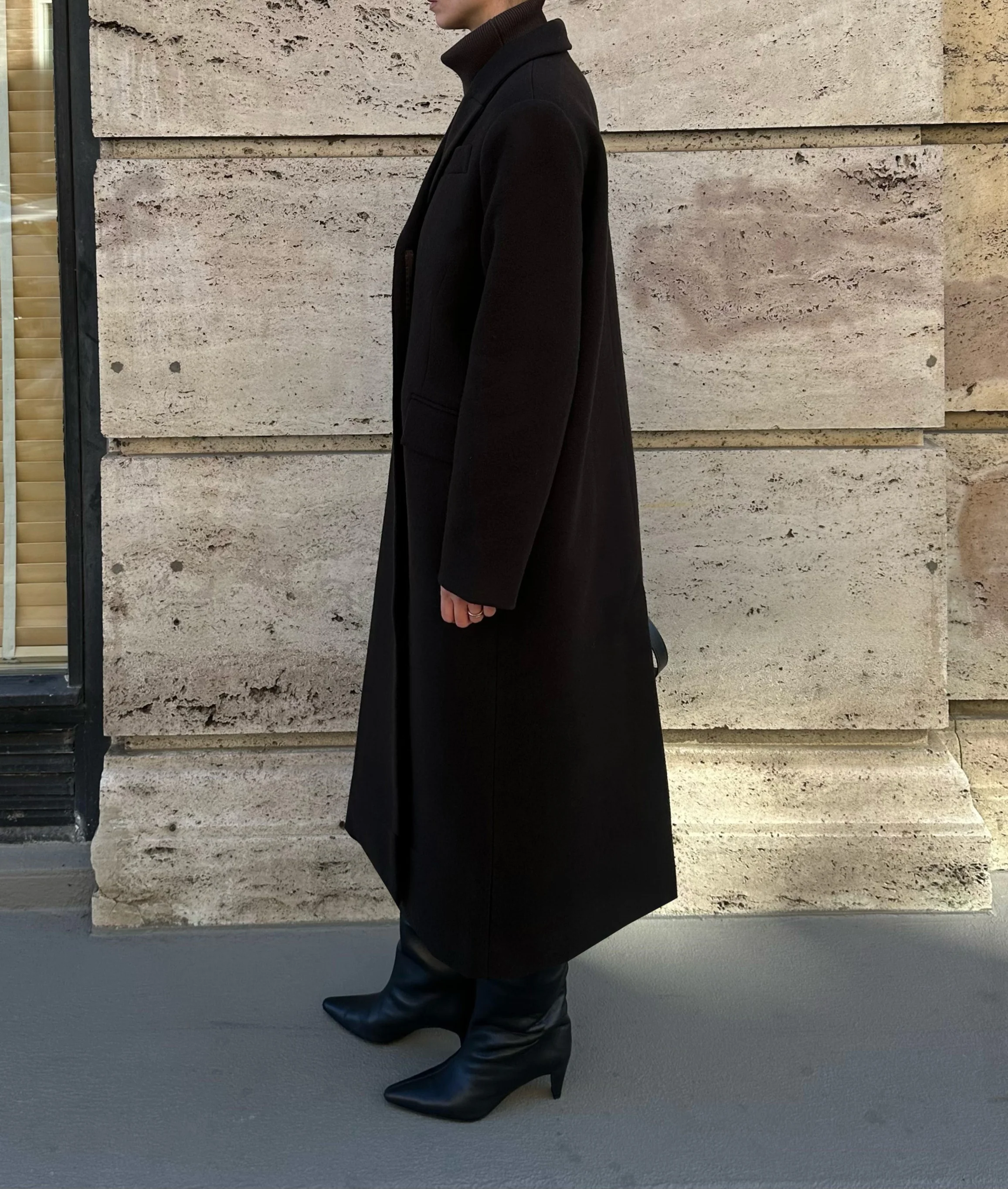 RAYE WOOL COAT | dark brown - Image 5