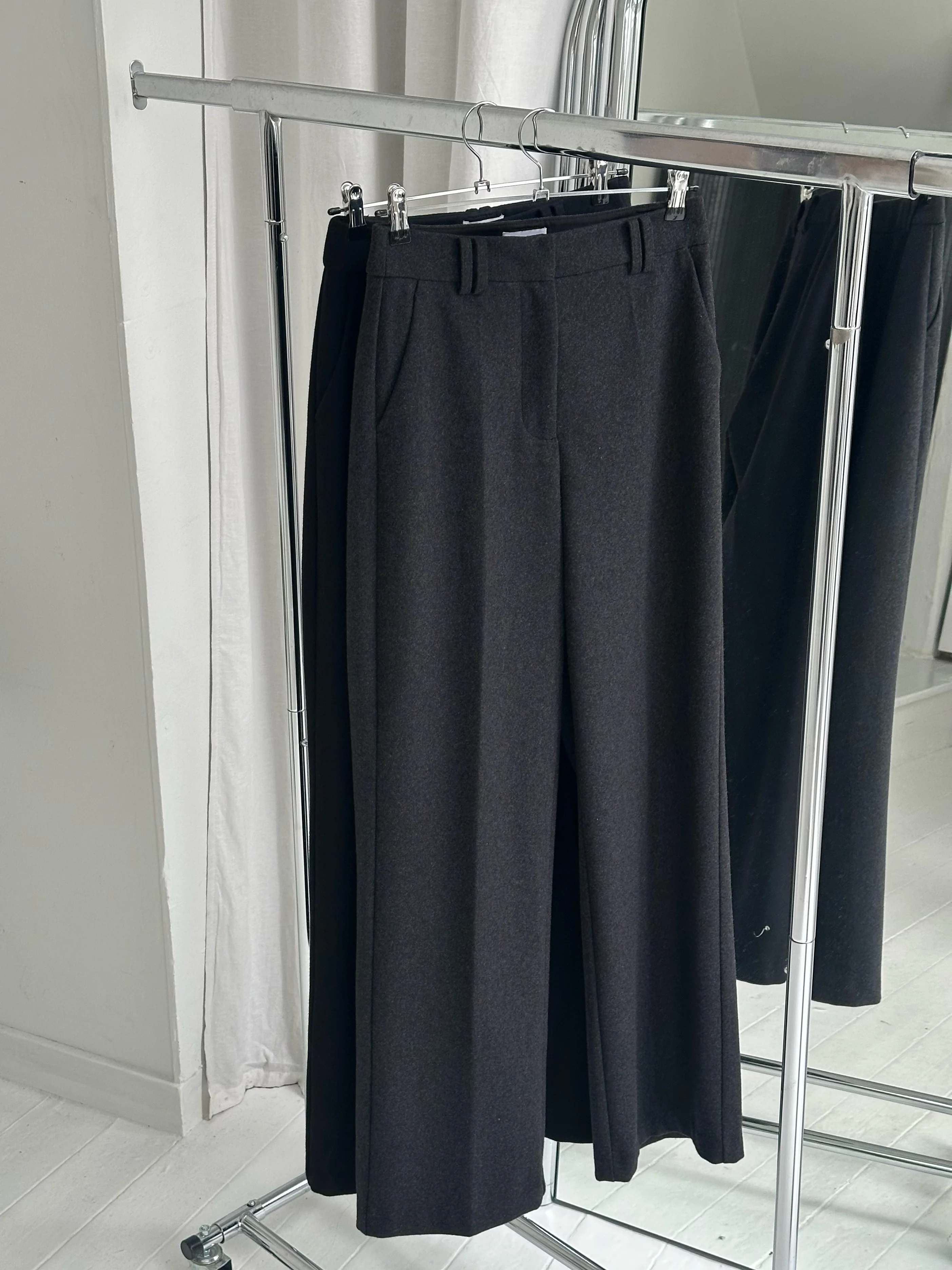 BLAKE WOOL PANTS | dark grey - Image 5