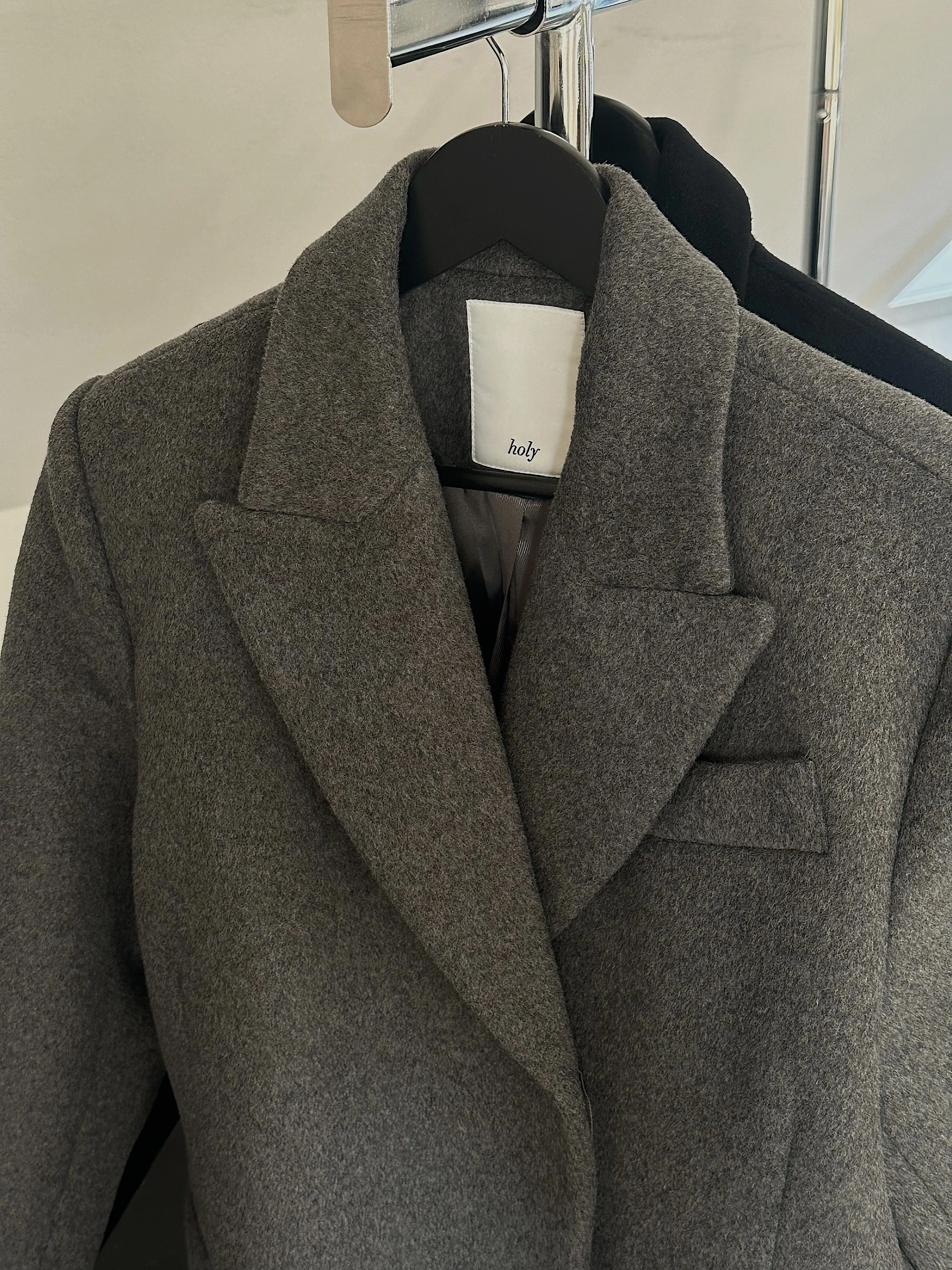 RAYE WOOL COAT | grey - Image 4